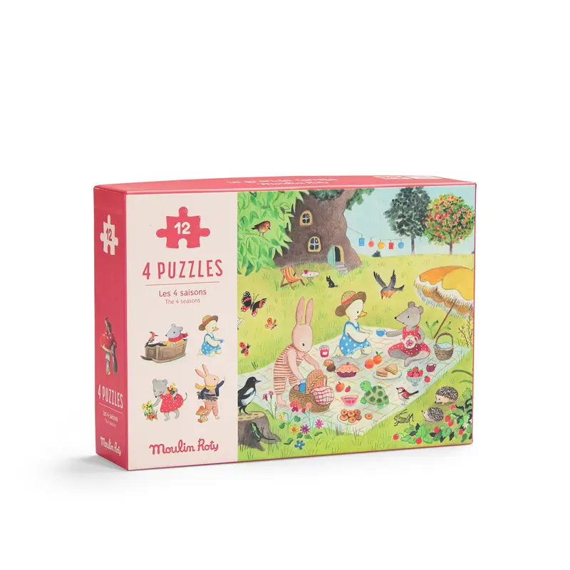 4 Puzzle, Le stagioni (4x12 pezzi)