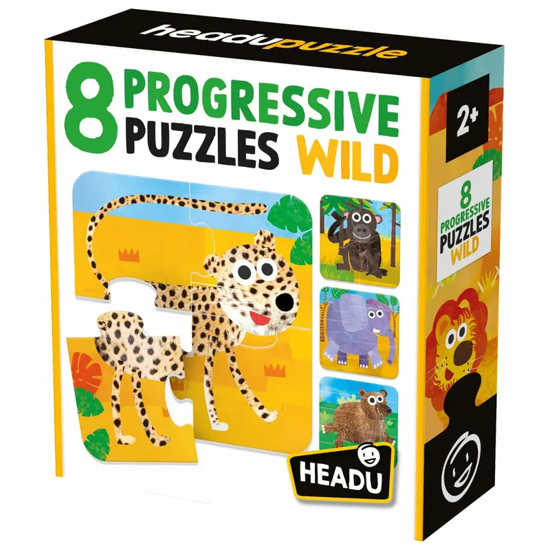 Headu 8 Progressive Puzzles Wild