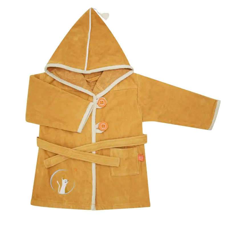 Accappatoio in puro cotone, Caramel
