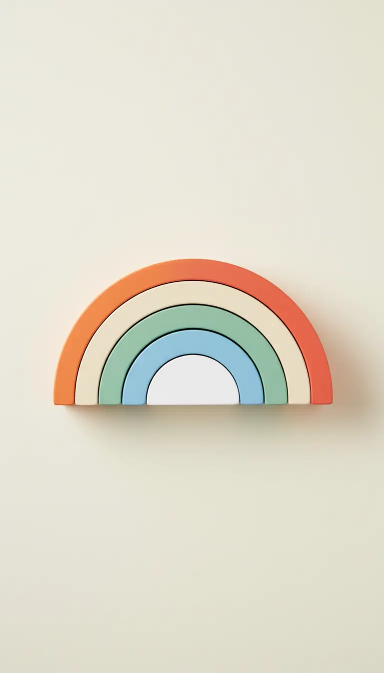 Arcobaleno impilabile in legno