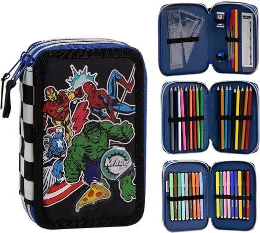 ASTUCCIO 3 ZIP AVENGERS