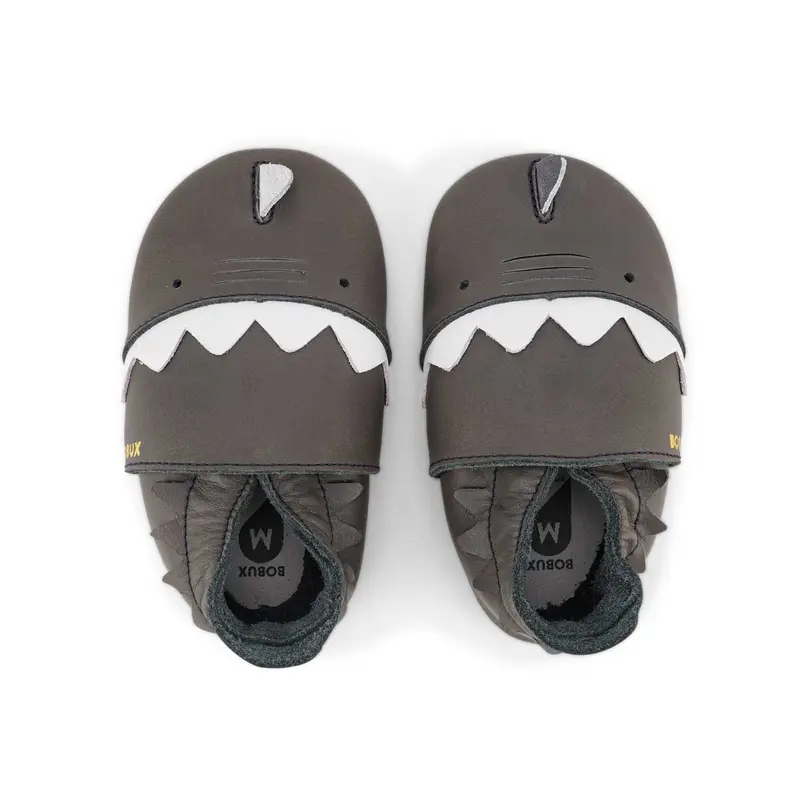 Babbucce in pelle morbida, Fin charcoal