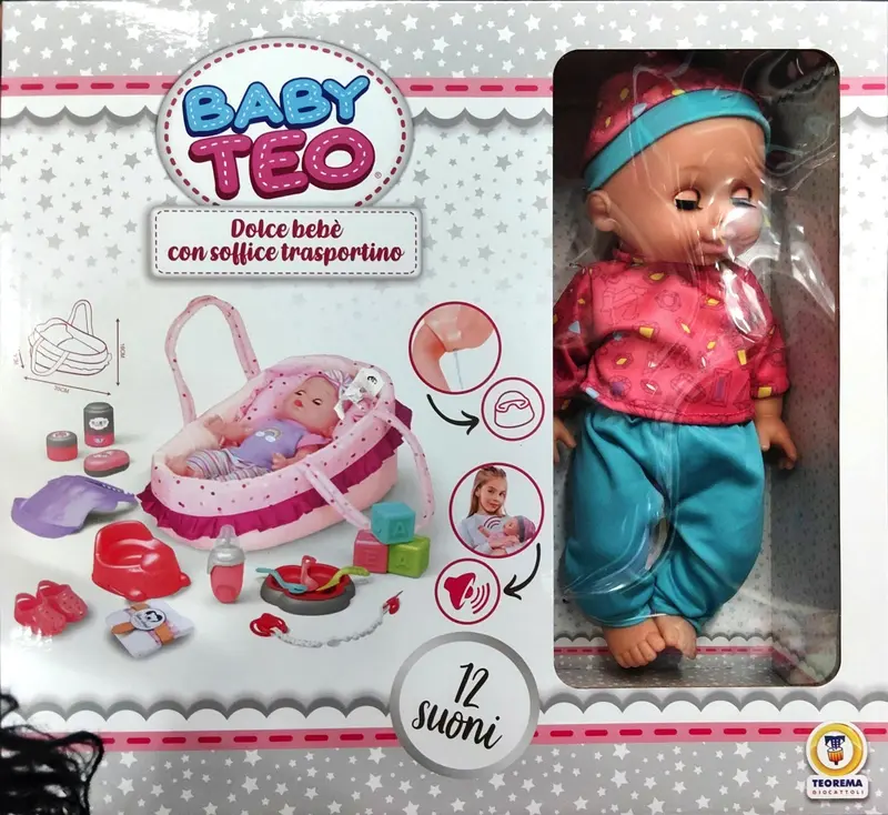 BABY TEO SET BEBE CON ACCESSORI