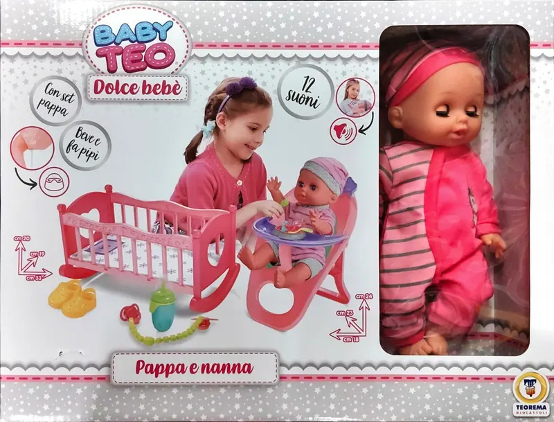 BABY TEO SET BEBE CON CULLA