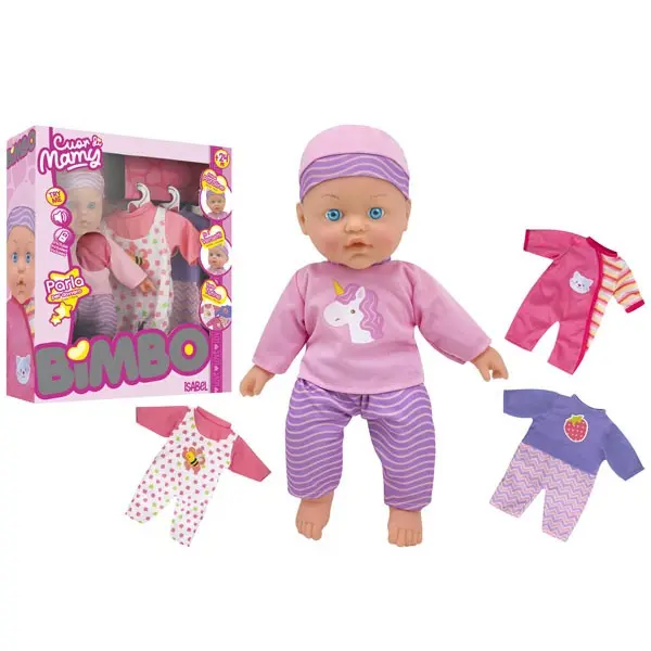 BAMBOLA 41 CM CON VESTITI