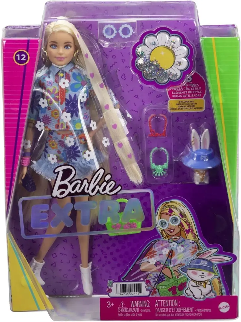 BARBIE EXTRA BLONDE FLOWER