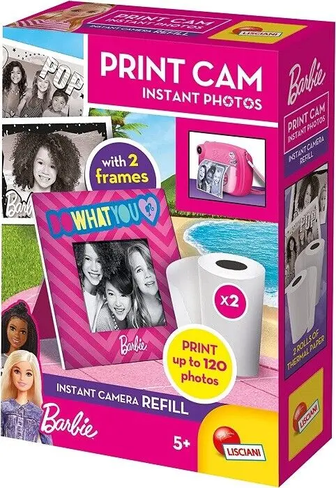 BARBIE PRINT CAM RICARICHE