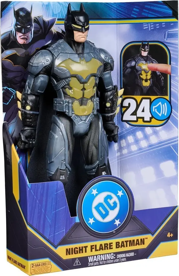 BATMAN DELUXE CON LUCI E SUONI DA 30 CM