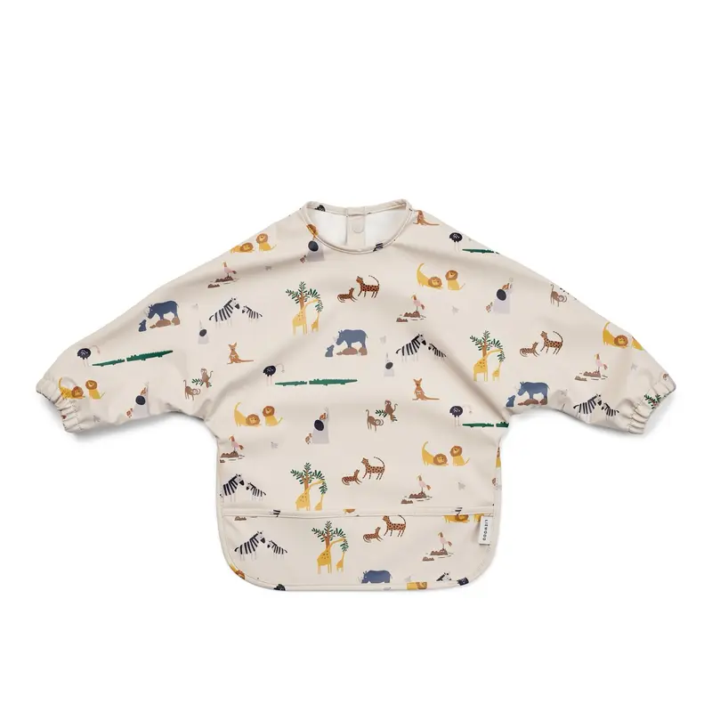 Bavaglino con maniche, Animali