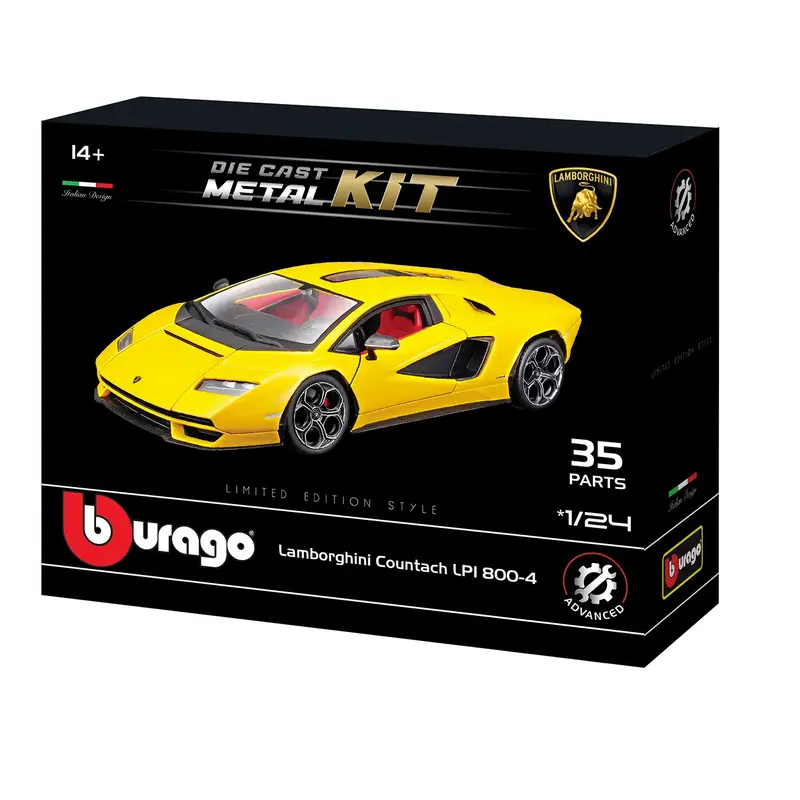 Bburago Model Kit - Lamborghini Countach - Scala 1