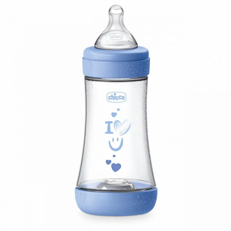 Biberon Chicco Perfect 5 - 240 ml - Celeste