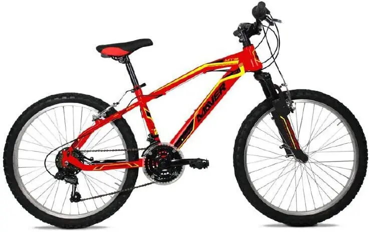 BICI 24'' MTB ''PROGRESS'' ROSSA