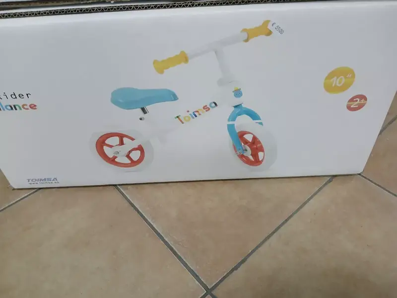 BICI SENZA PEDALI 10 BIANCO