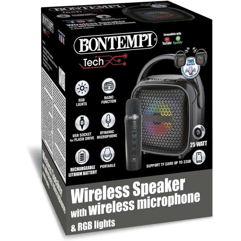 BONTEMPI Cassa Wireless Con Microfono