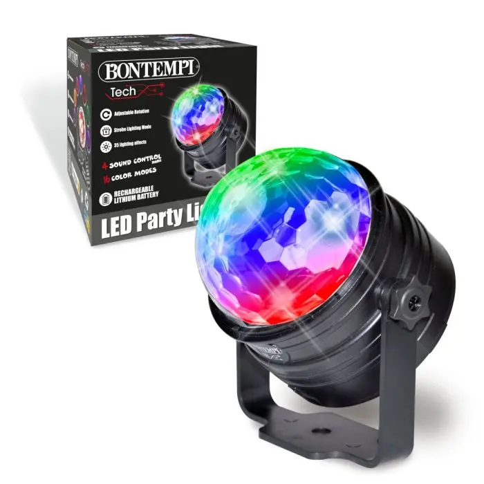 Bontempi Sfera con luci LED da discoteca
