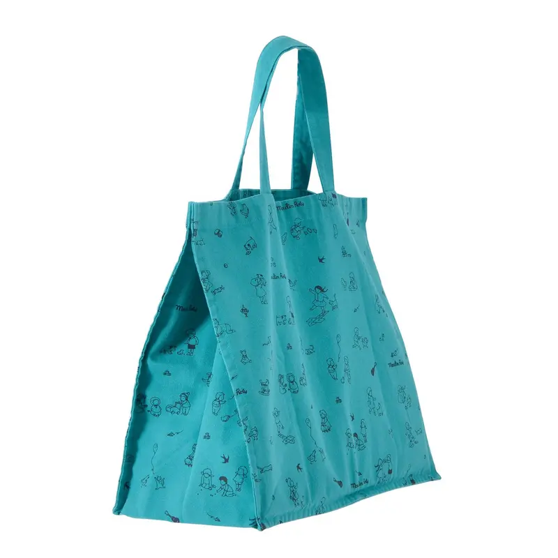 Borsa grande in cotone bio Moulin Roty