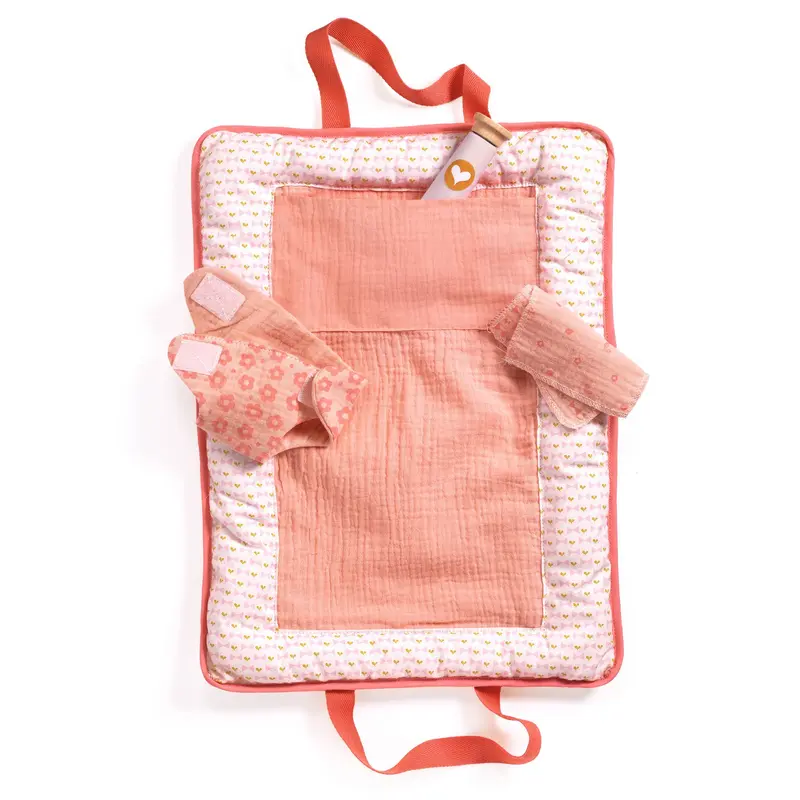 Borsa per il cambio con accessori per bambole