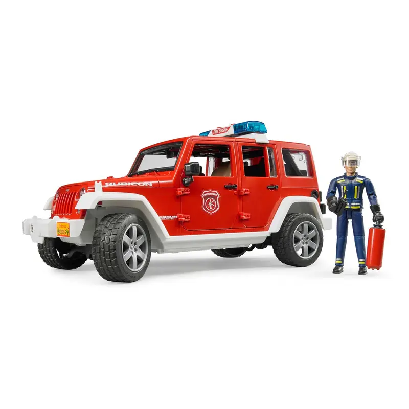 BRUDER Jeep Wrangler Pompieri Luci E Suoni - 02528