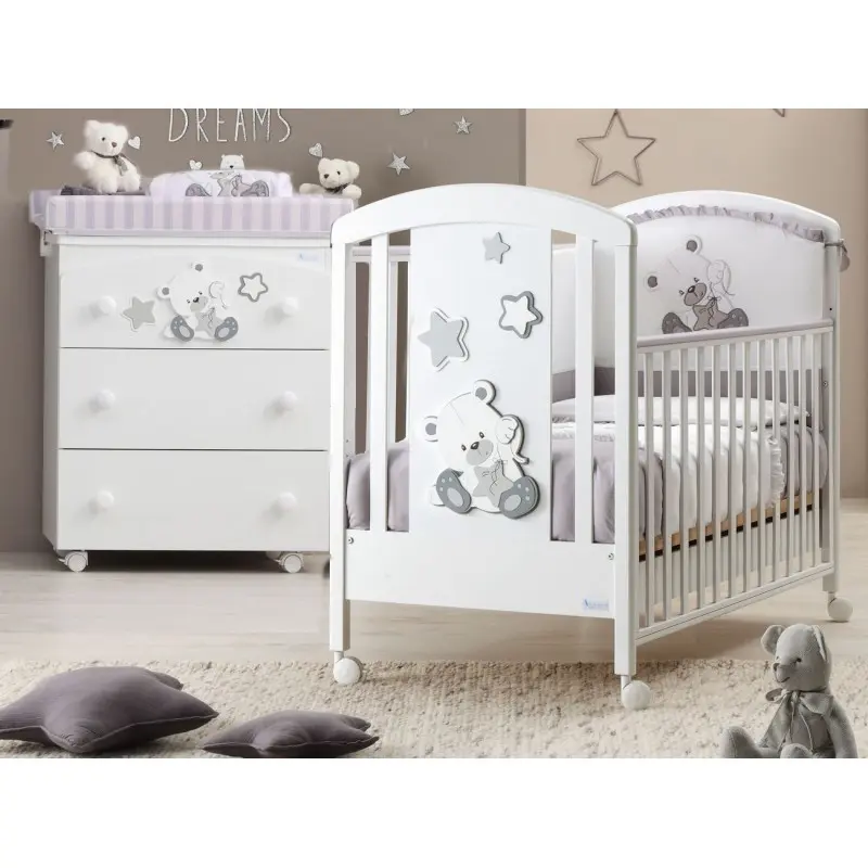Cameretta Completa Azzurra Design Dido Grigio