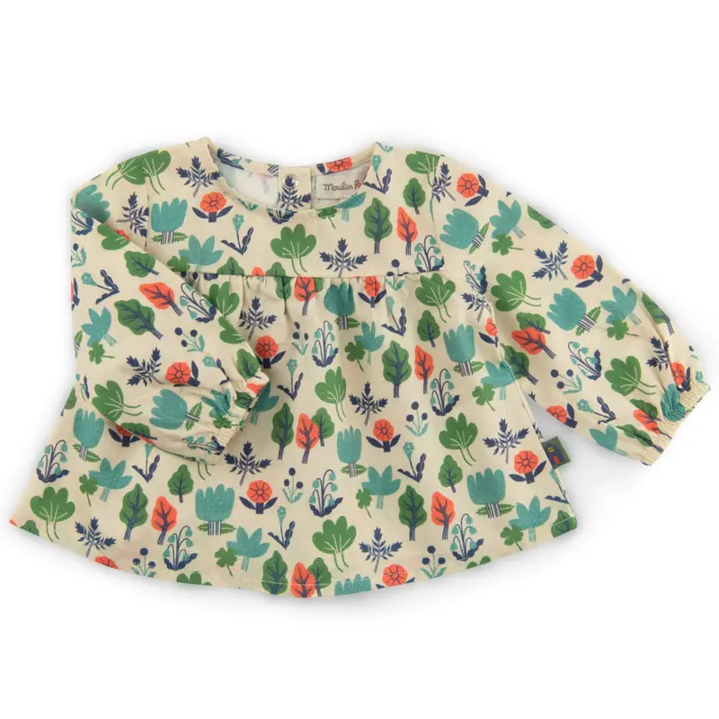 Camicia in cotone stampato, Odette