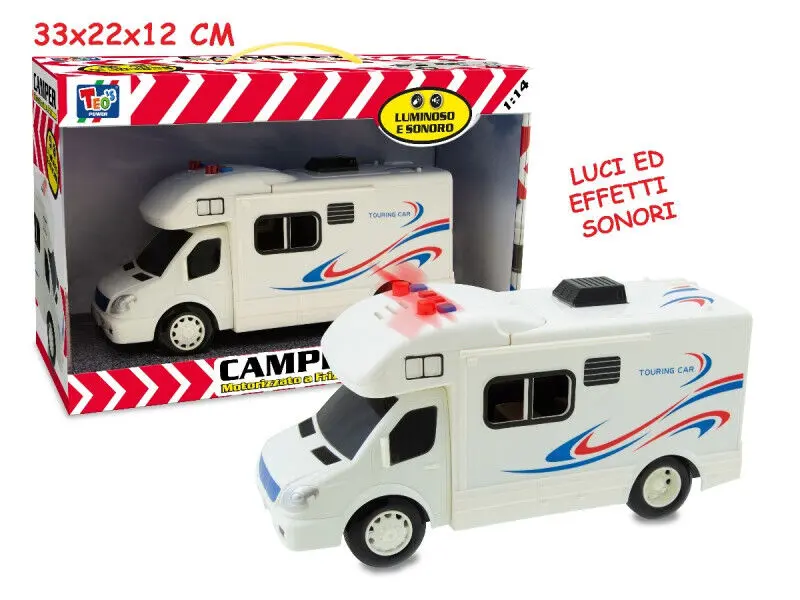 CAMPER CON LUCI E SUONI