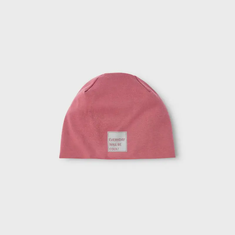 Cappellino in cotone bio Rosa antico