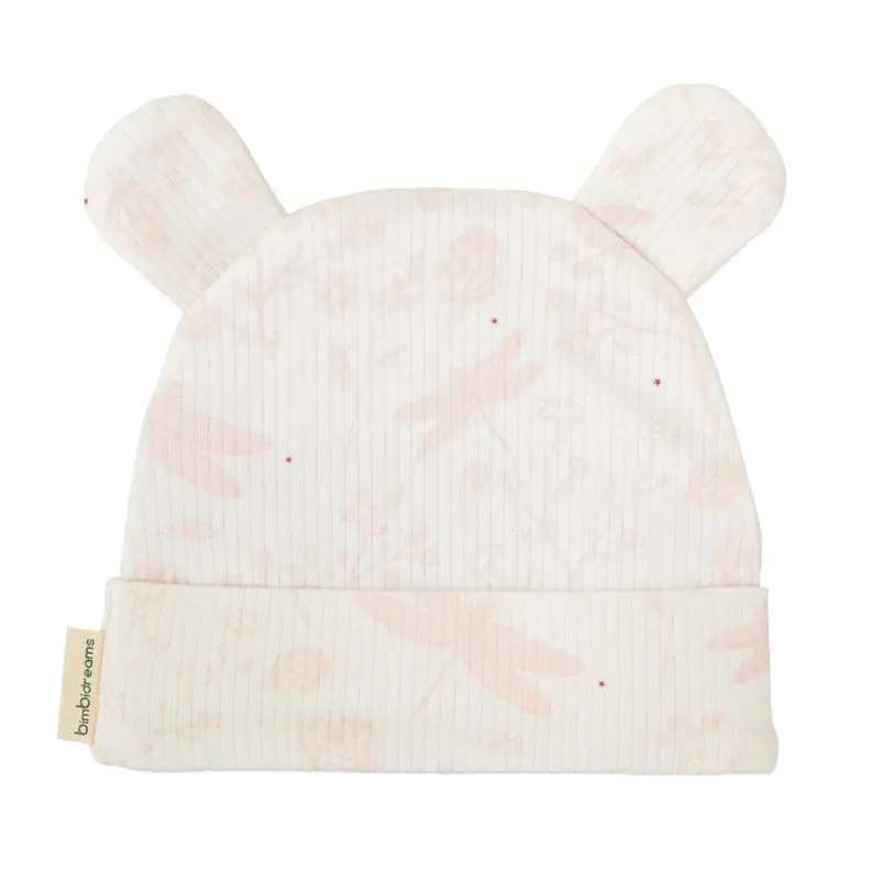 Cappellino neonato in cotone e bambù bio, Dafne