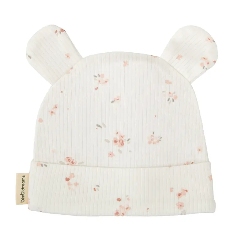 Cappellino neonato in cotone e bambù bio, Monet