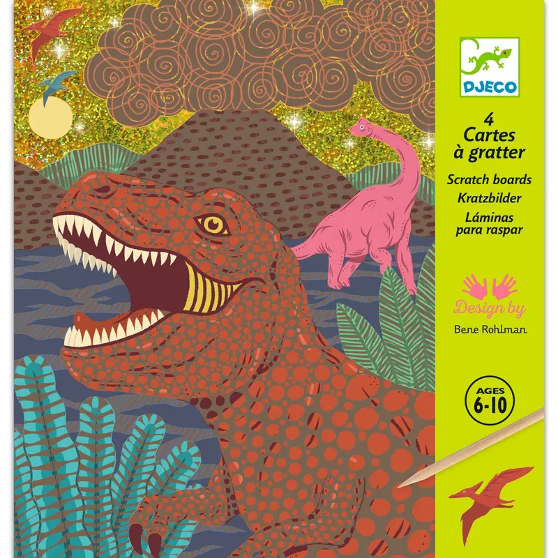 Carte Da Grattare - Dinosauri