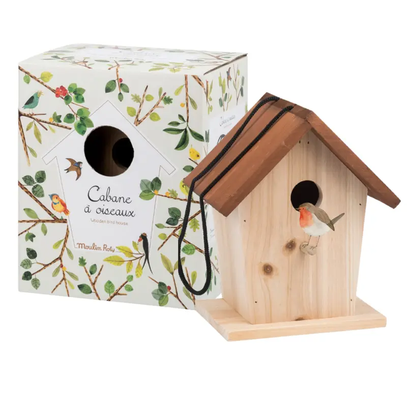 Casetta per uccelli in legno
