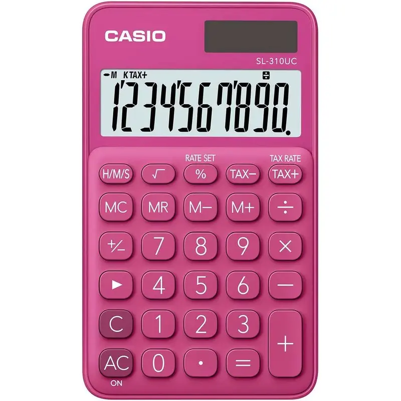 CASIO Calcolatrice Tascabile Rosso - SL310UCRD