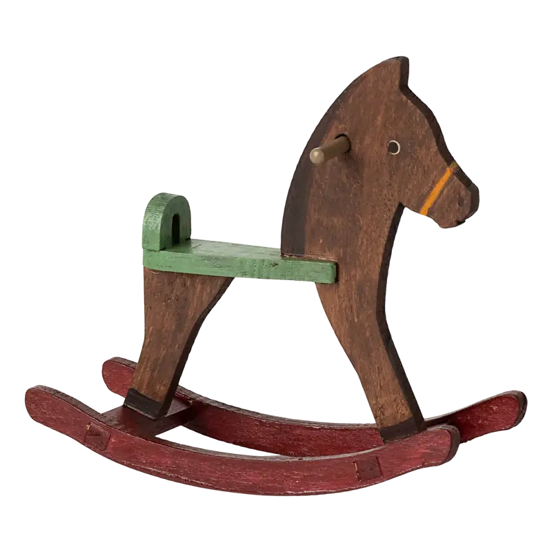 Cavallo a dondolo - marrone scuro, Topo