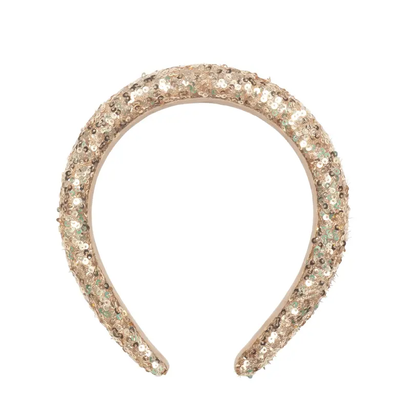Cerchietto paillettes dorate