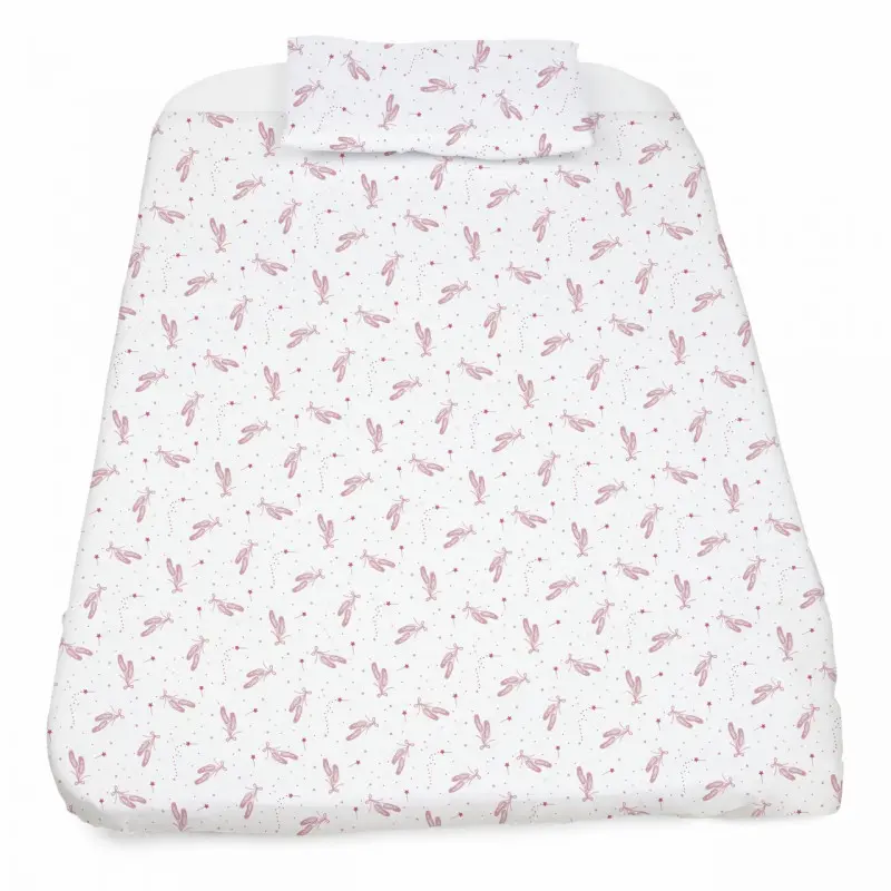 Chicco- Completo Lenzuola Culla Forever Bear Pink