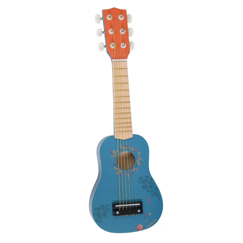 Chitarra in legno blu