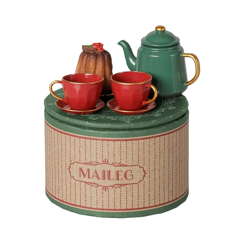 Christmas tea party, Topo - Rosso/Verde