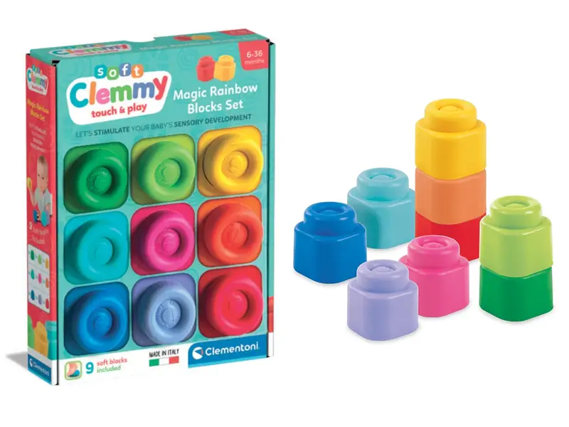 Clementoni Clemmy 9 pezzi Brick Set