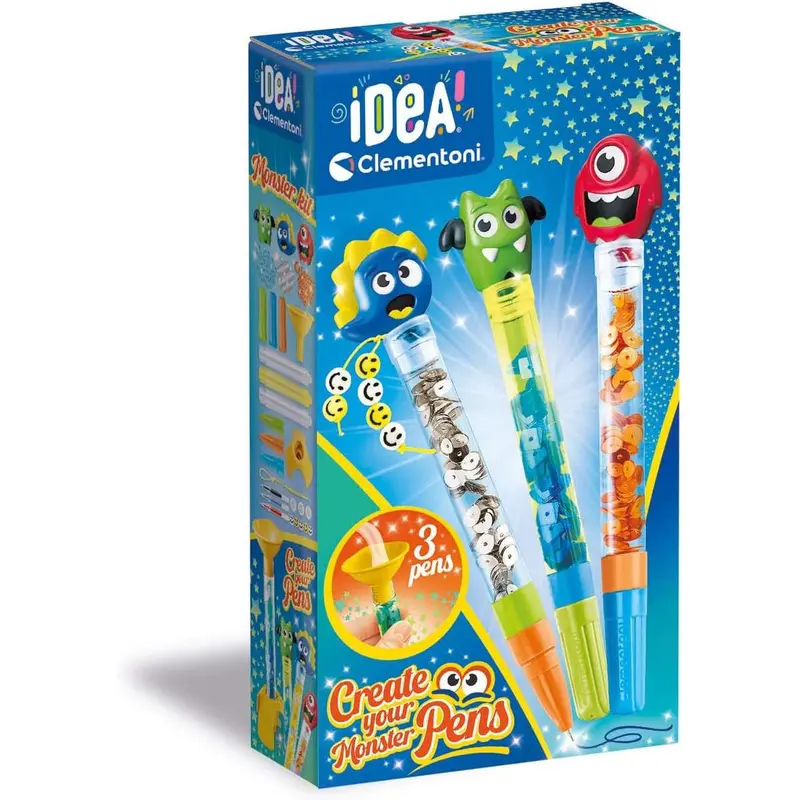 CLEMENTONI Create Your Pens Monster - 18828
