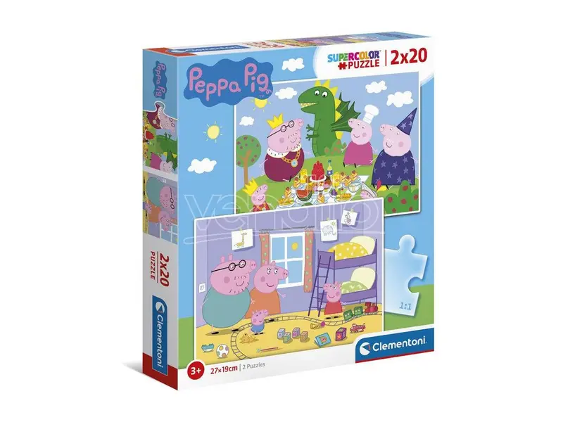 Clementoni Puzzle 2x20 Peppa Pig