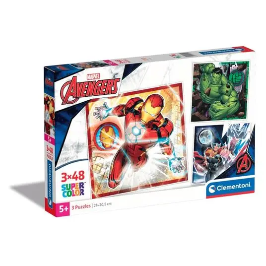 Clementoni Puzzle 3x48 Square Marvel Avenger