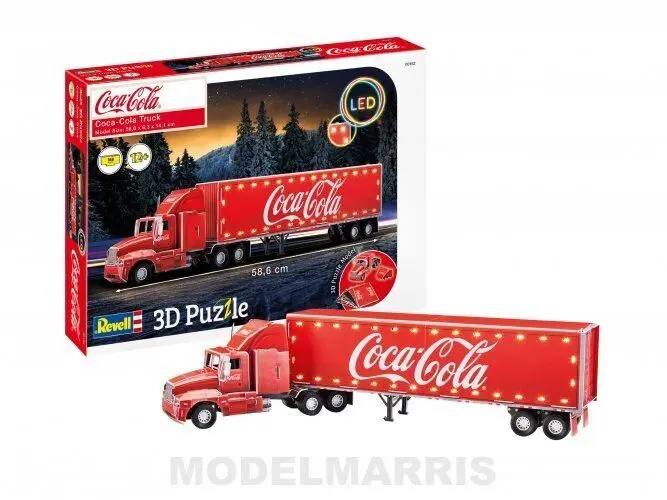 COCA-COLA TRUCK 3D PUZZLE