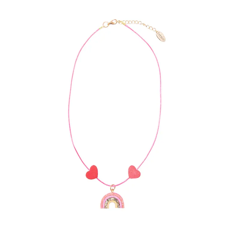 Collana Arcobaleno cuoricini