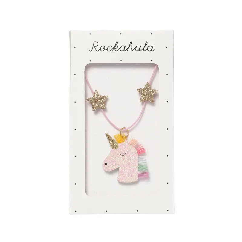 Collana Unicorno arcobaleno