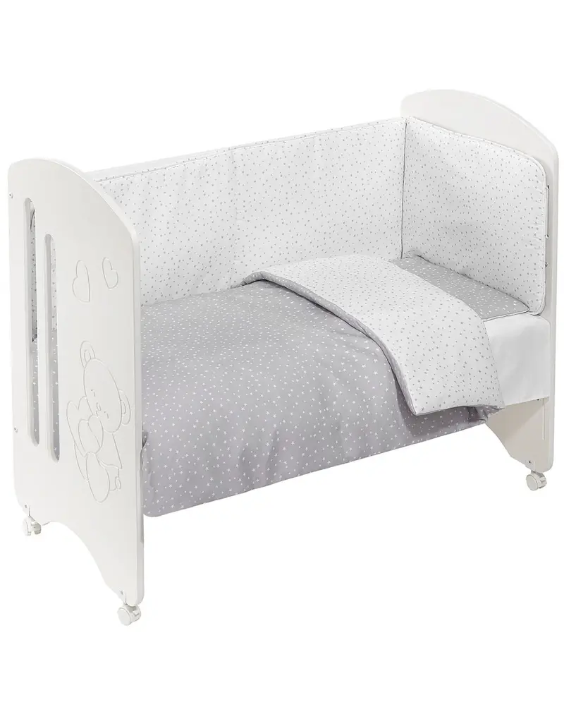 Completo Piumone Stelle Grigio