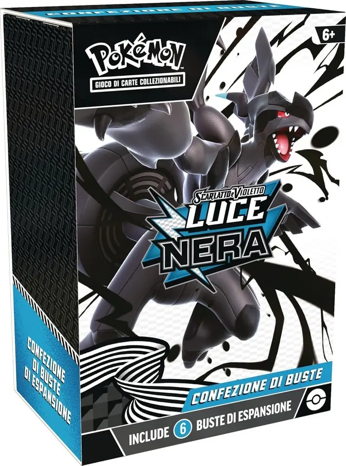 CONFEZIONE DI BUSTE LUCE NERA