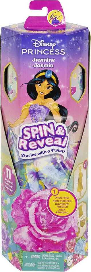 DISNEY PRINCESS SPIN REVEAL JASMINE