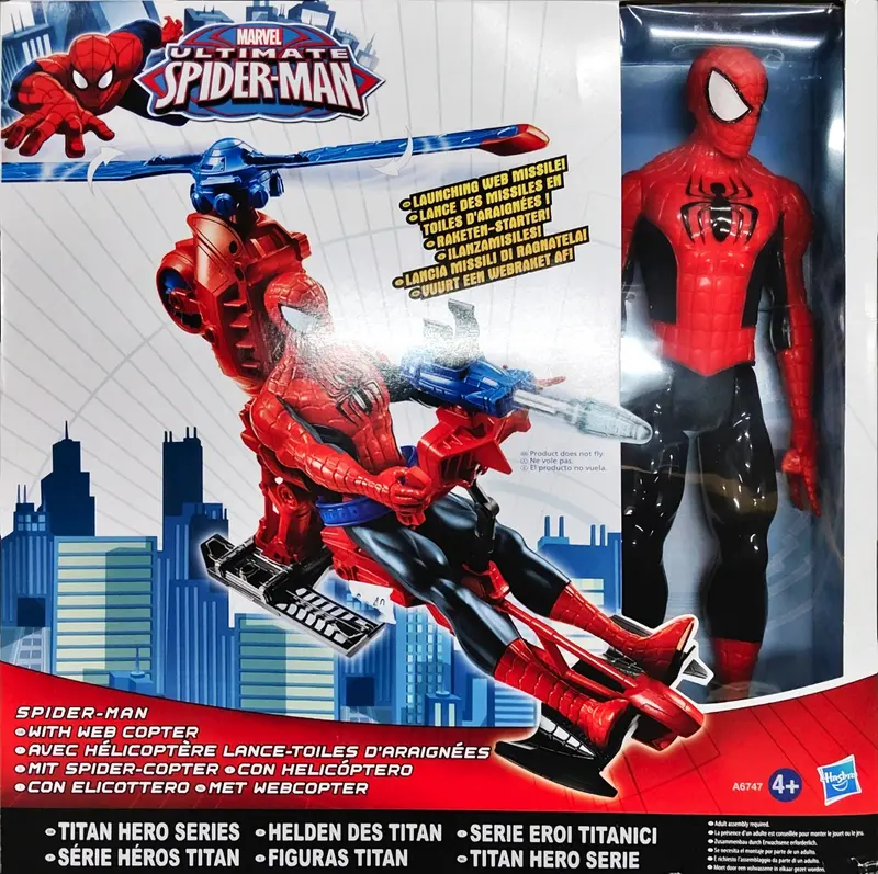 ELICOTTERO SPIDERMAN CON PERSO