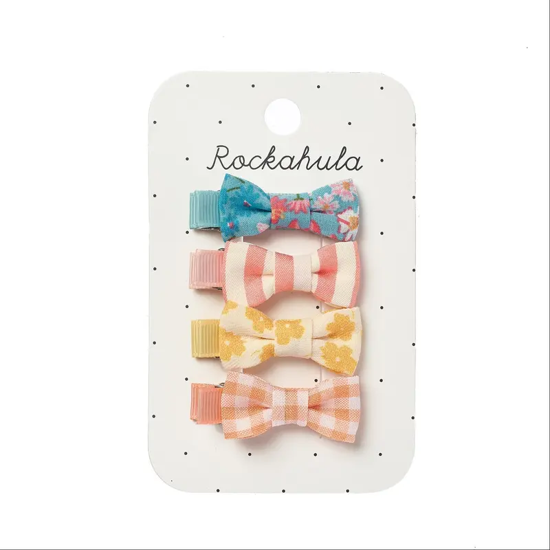 Fermagli mini clip Heidi floreale