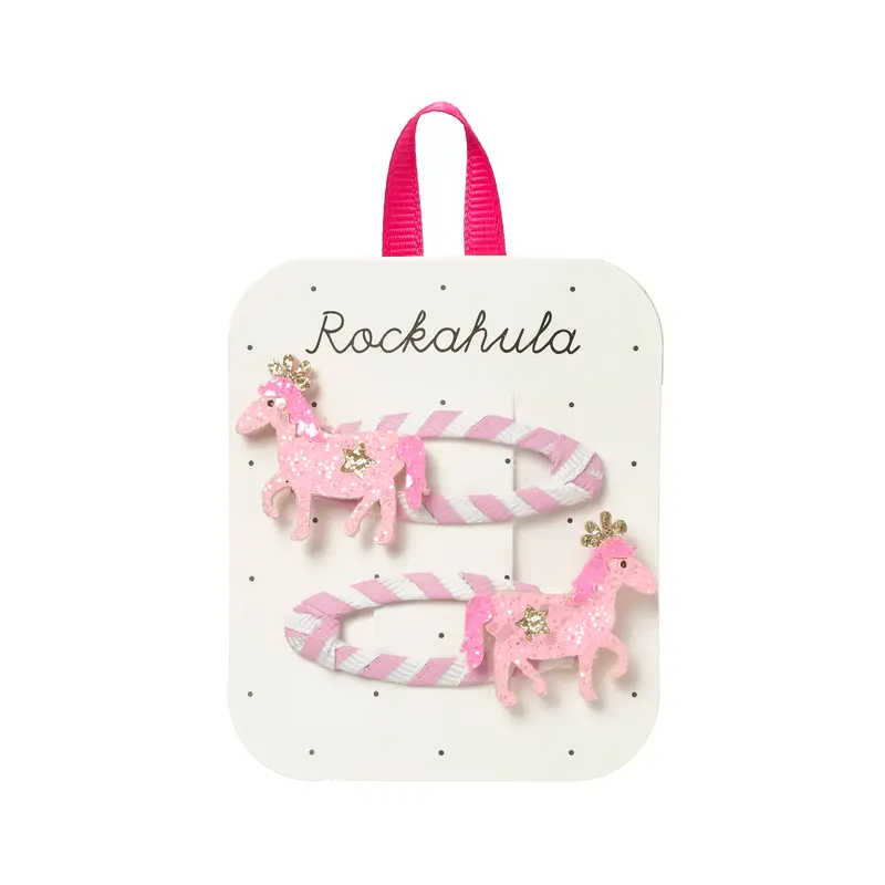 Fermagli Pony rosa