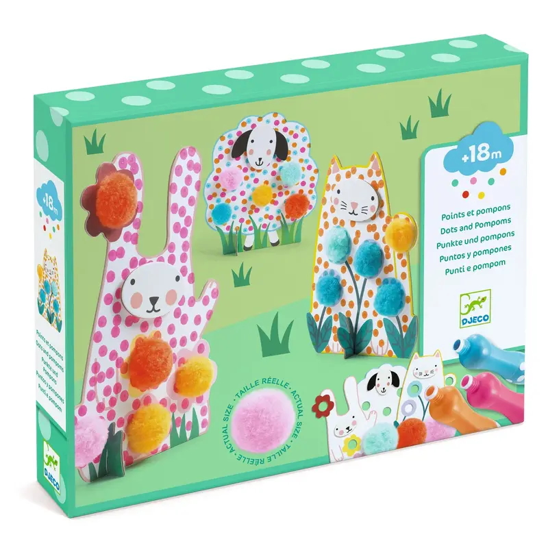 Gioco creativo, Punti e Pompom – Nell’Erba